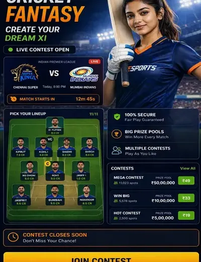 Ind9 (ind 9) fantasy cricket & matchday visual 3